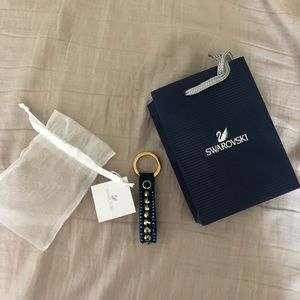 Brand new blue Swarovski Key ring/ keychain